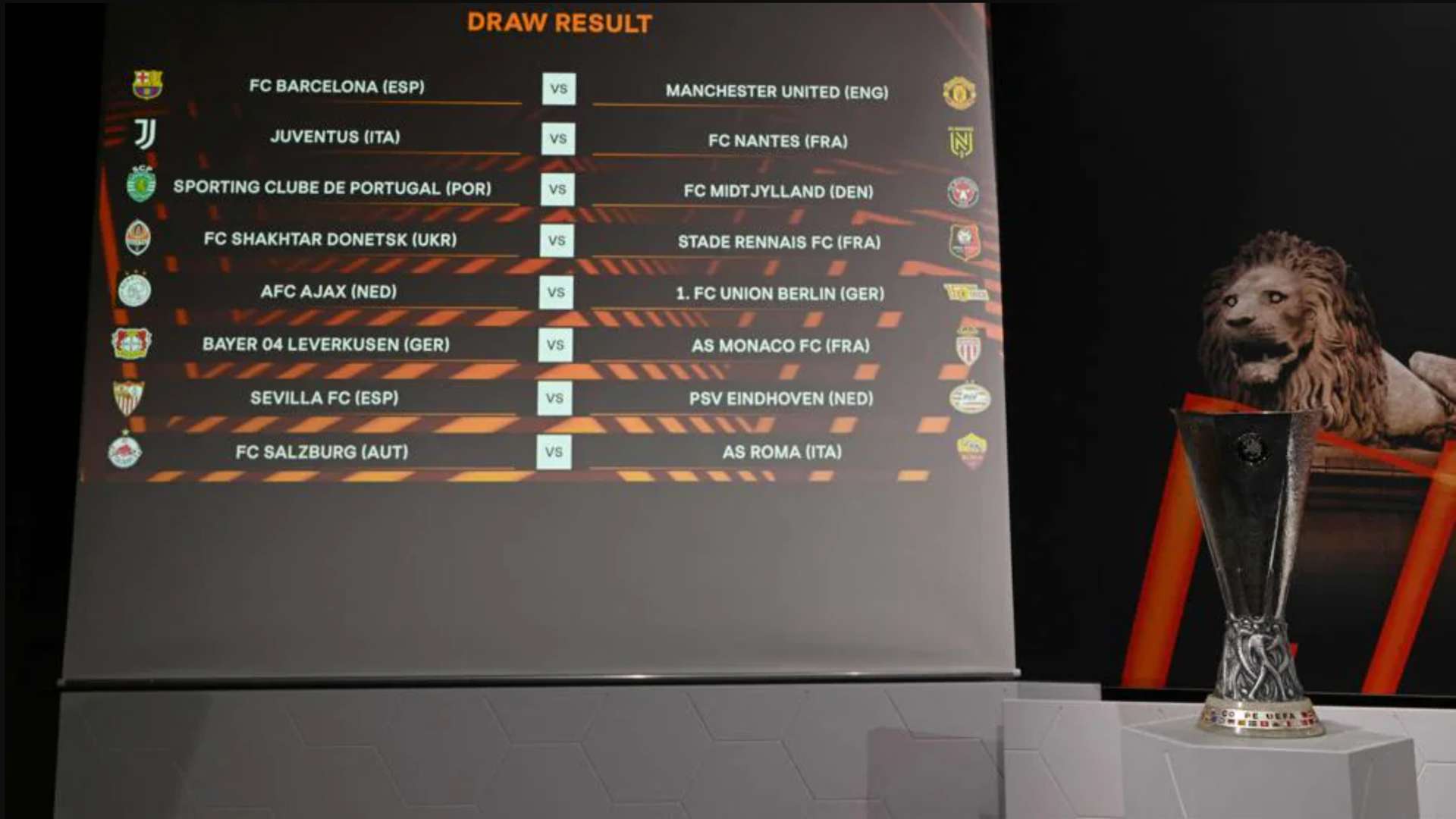 Europa League draw