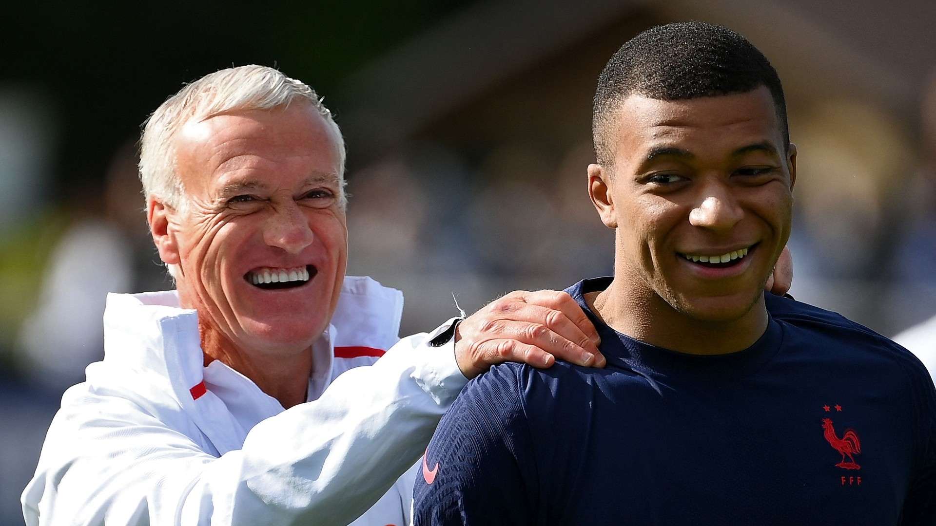 Didier Deschamps Kylian Mbappe France 2022