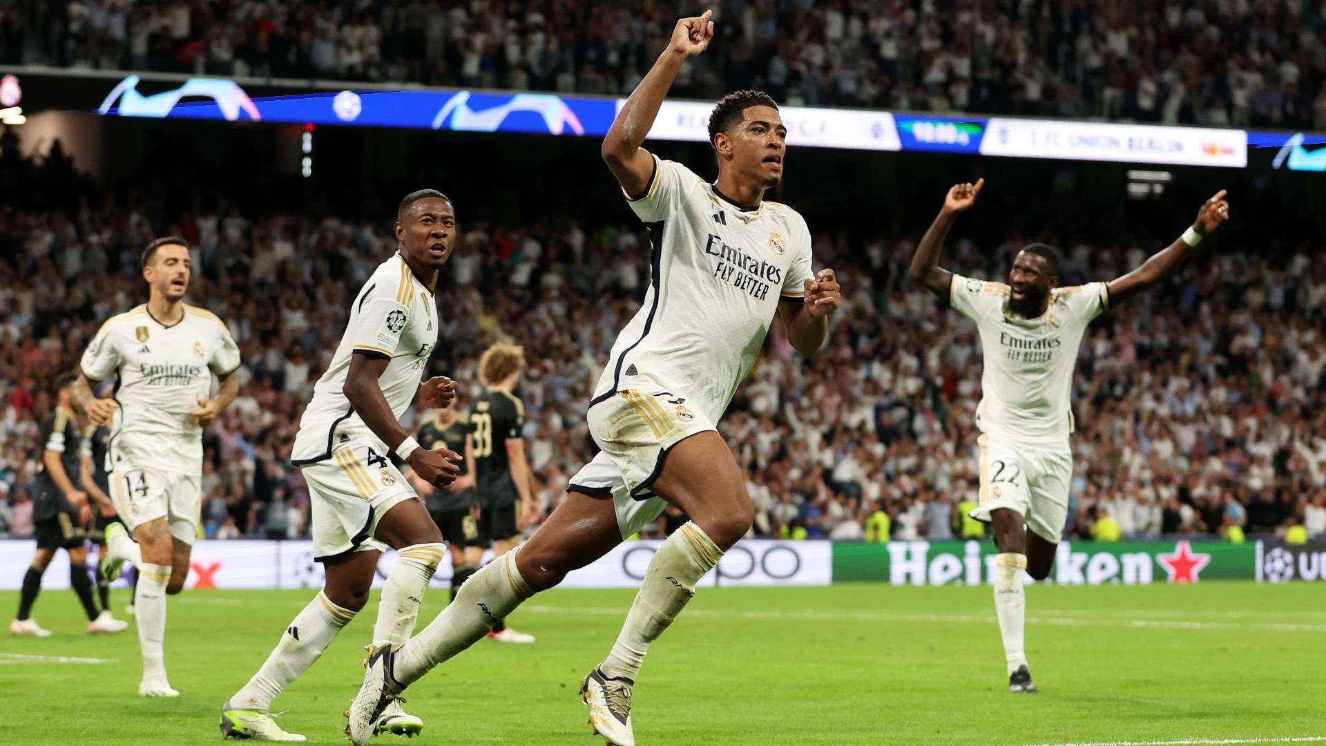 Jude Bellingham scores winner for Real Madrid against Union Berlin