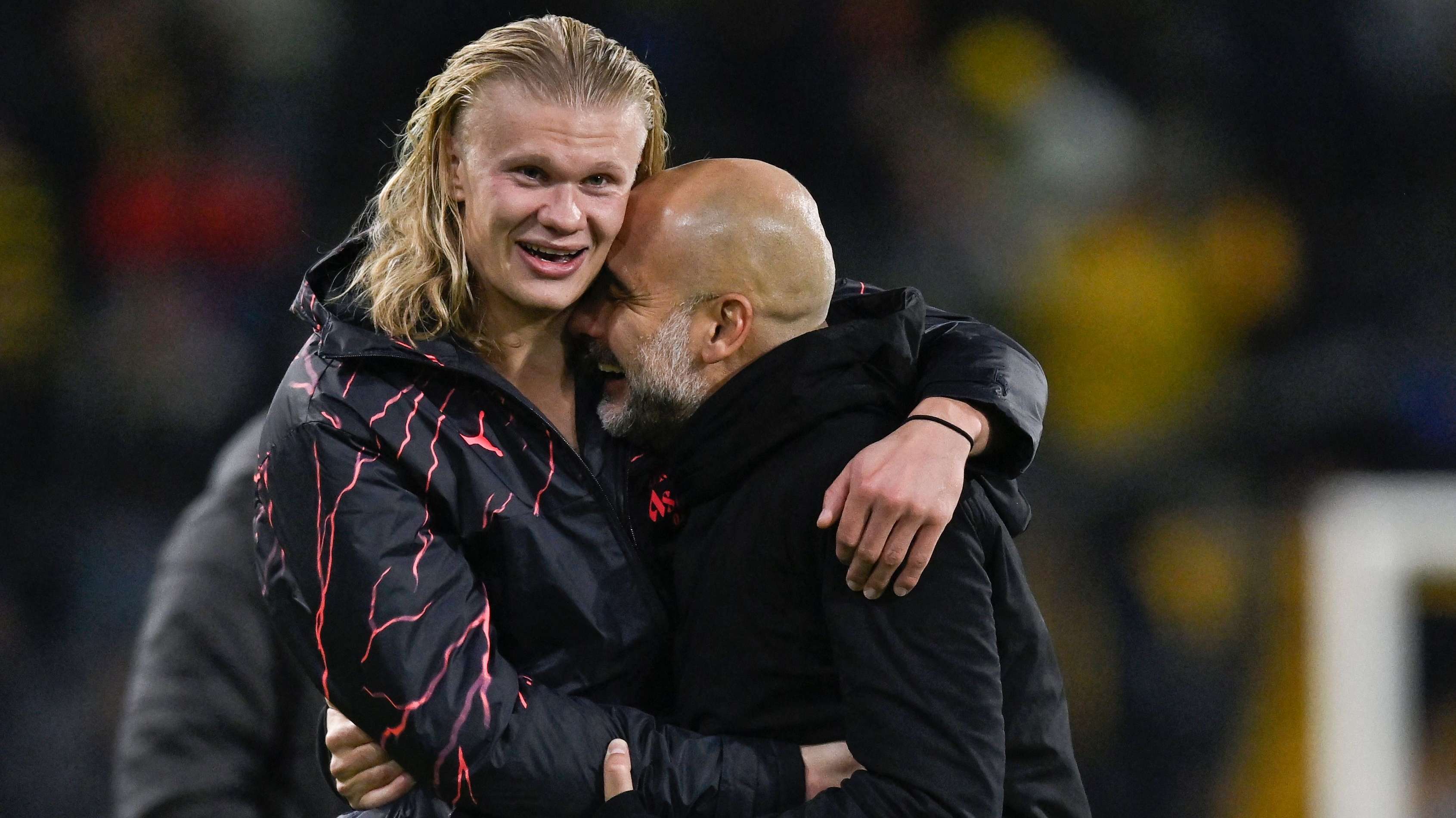 Pep Guardiola Erling Haaland Manchester City 2023-24