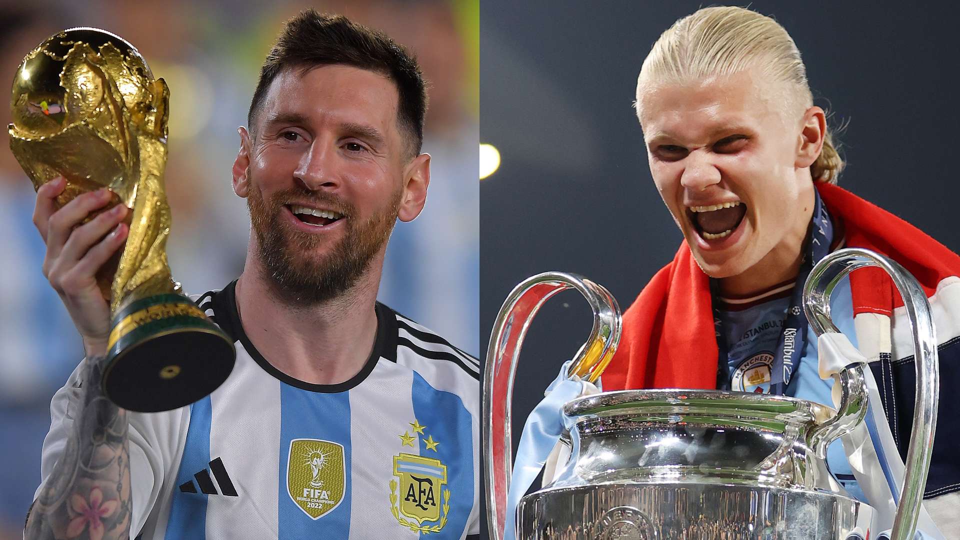 Lionel Messi Erling Haaland