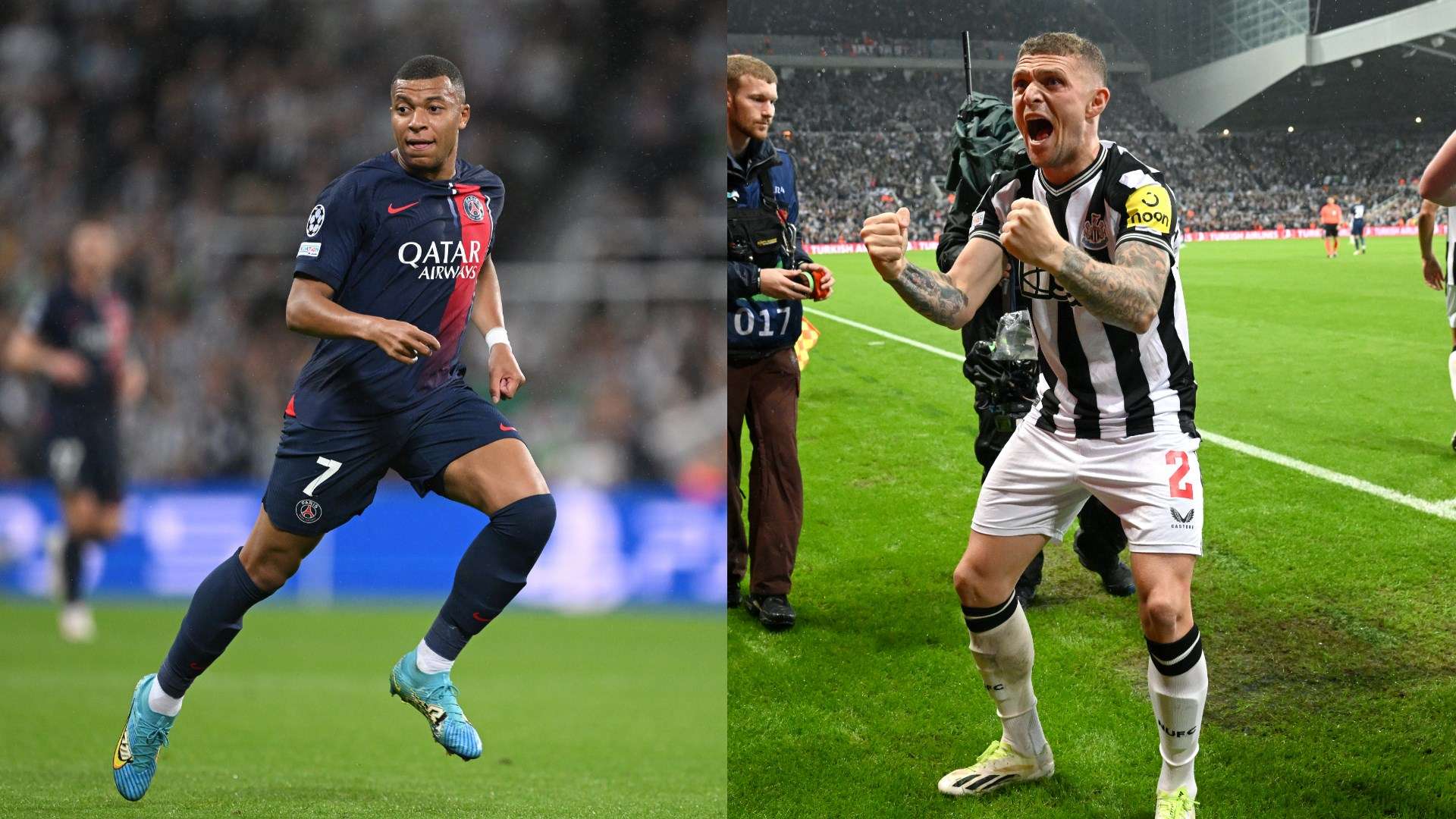 Kieran Trippier and Kylian Mbappe GFX