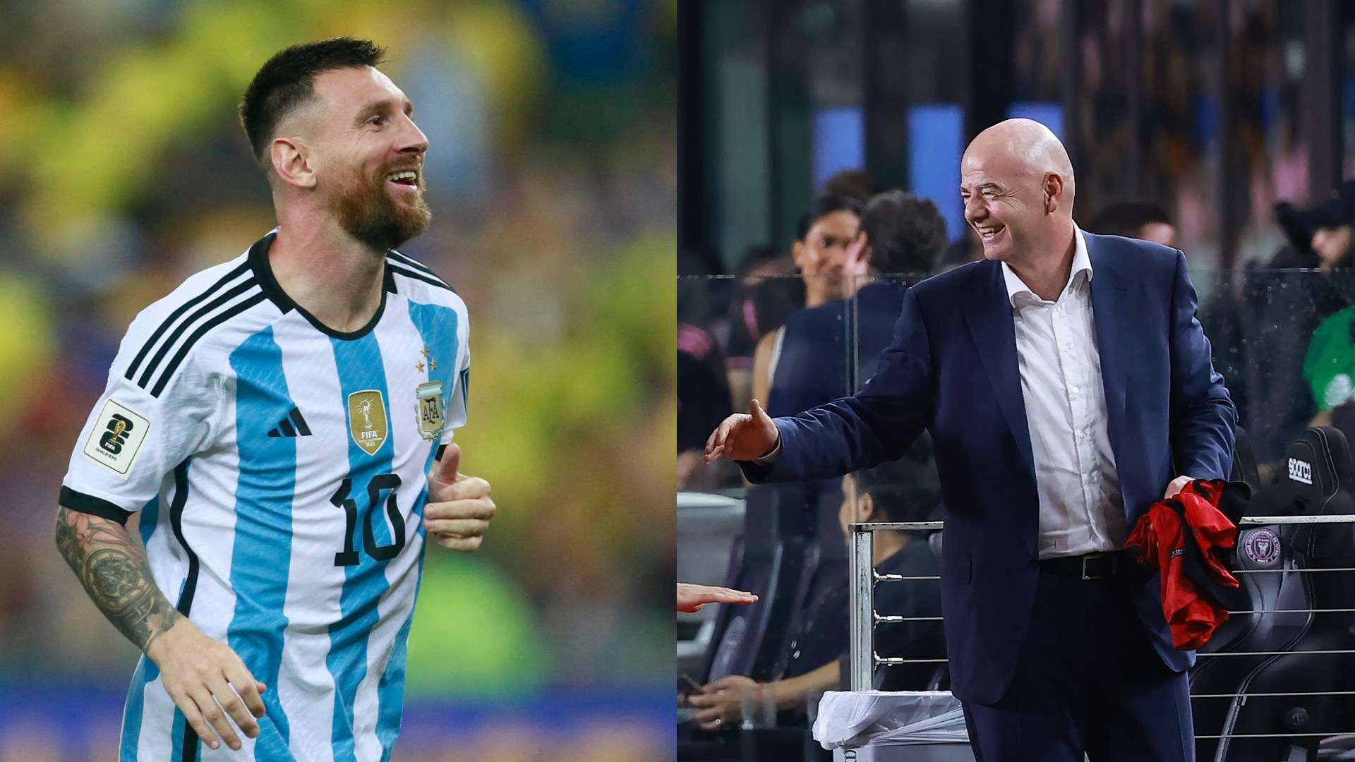 Gianni Infantino Messi Argentina