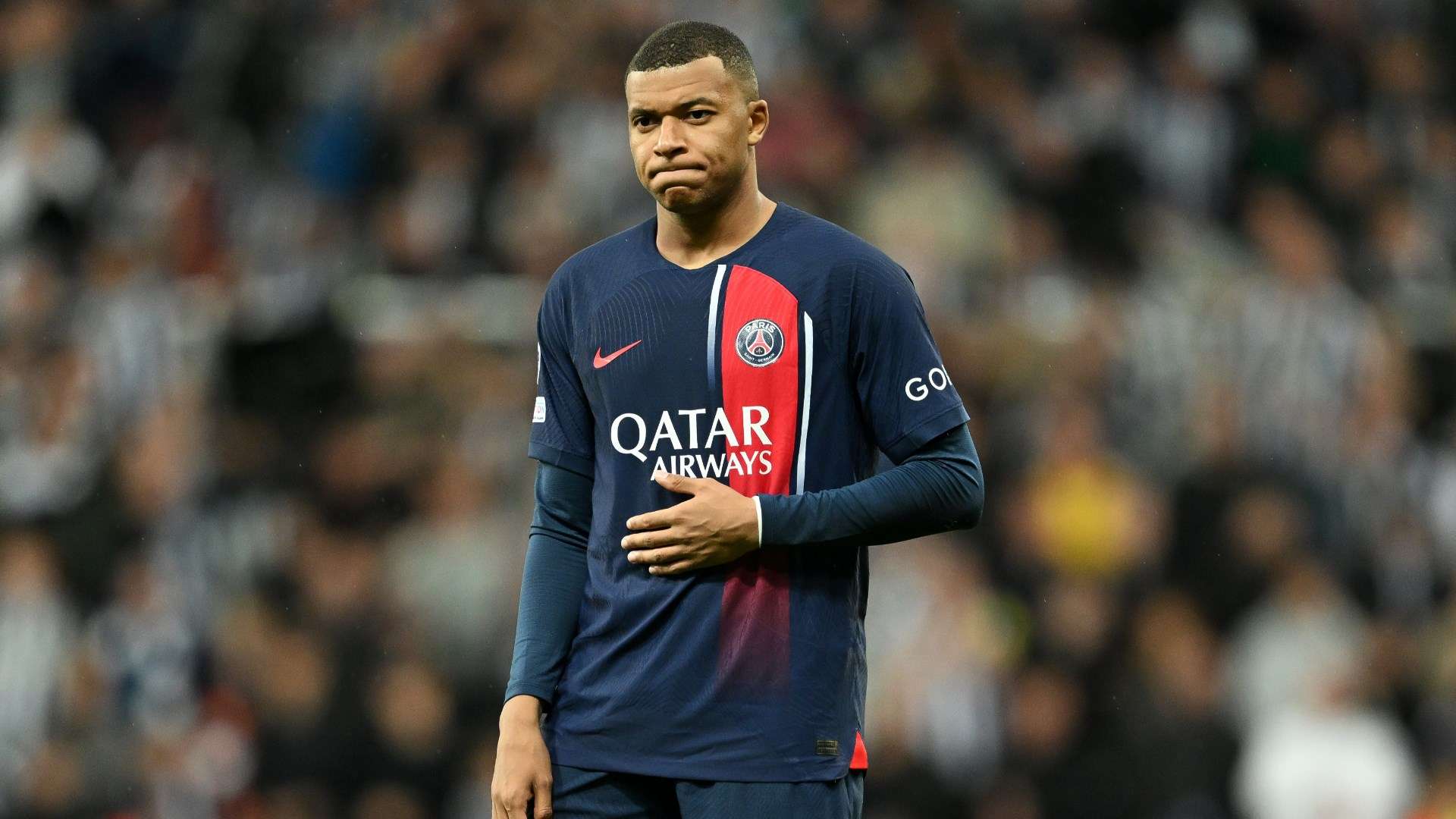 Kylian Mbappe PSG Champions League 04102023