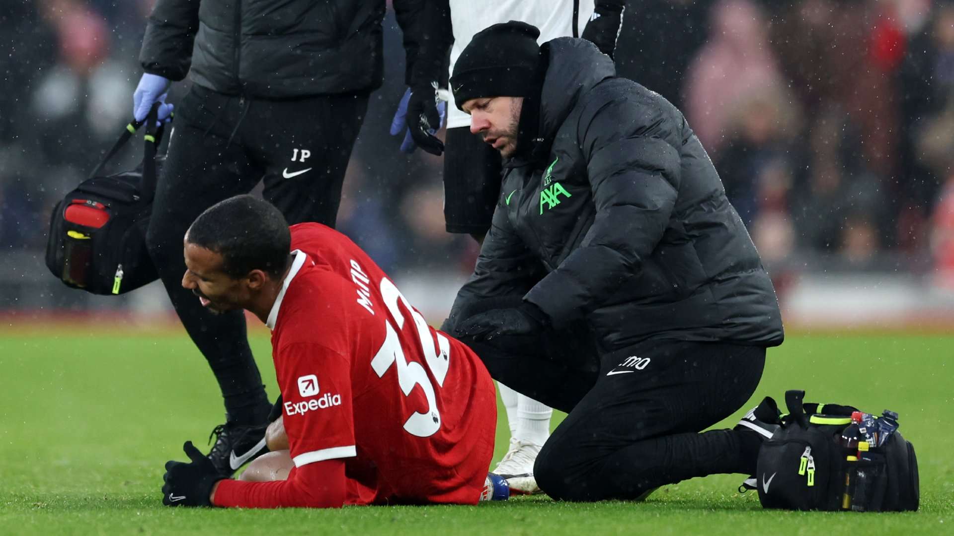 Joel Matip injury Liverpool Fulham 2023-24