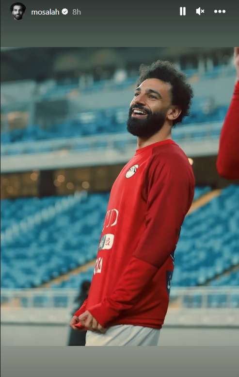 Salah haircut Instagram post