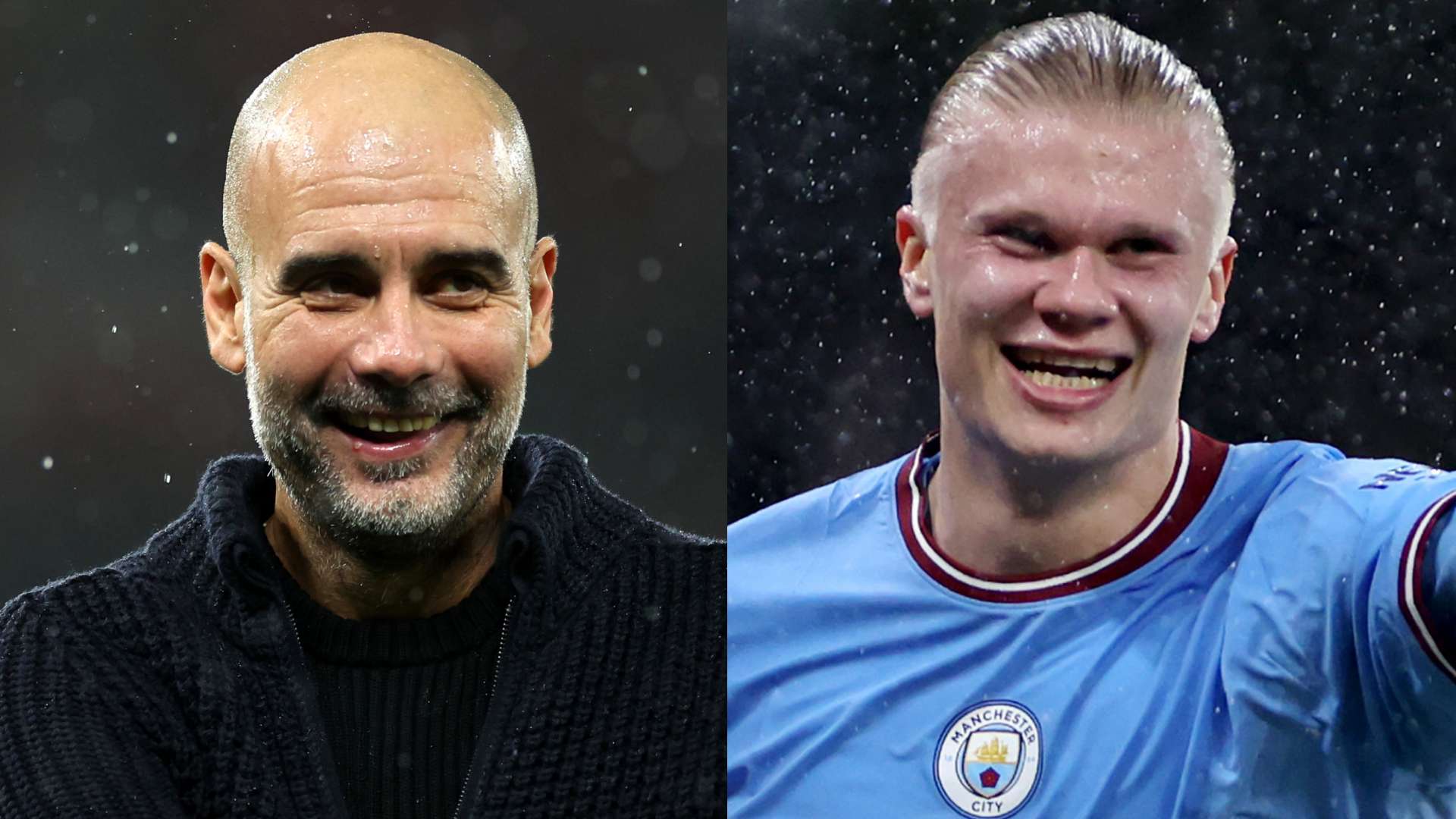 Guardiola Haaland Man City 2023