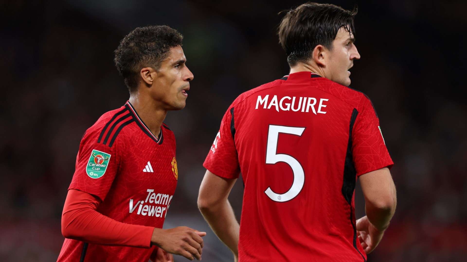 Raphael Varane Harry Maguire Manchester United 2023-24