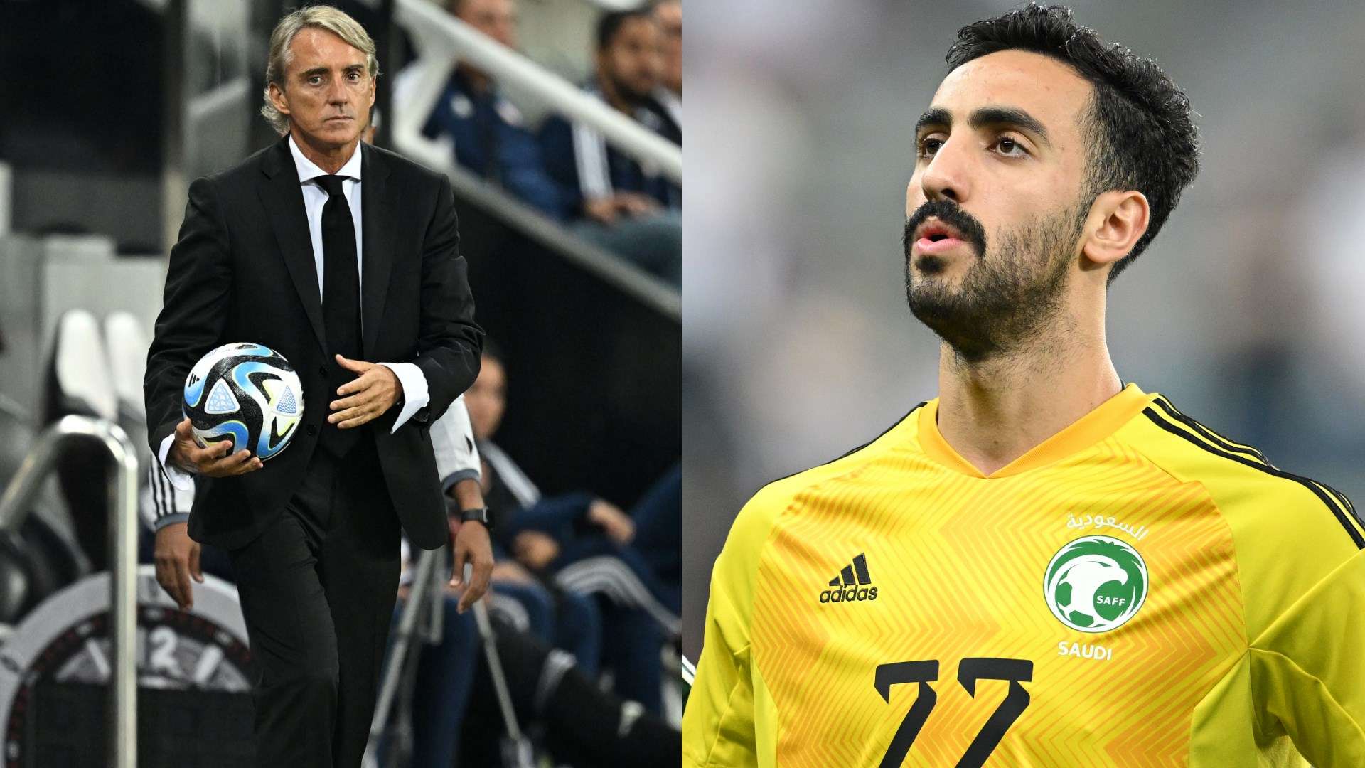 Nawaf Alaqidi Saudi 2024 Roberto Mancini