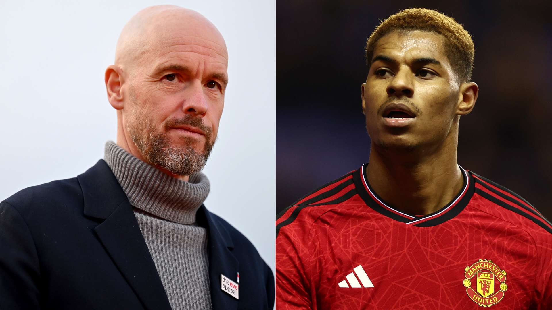 Rashford Ten Hag split