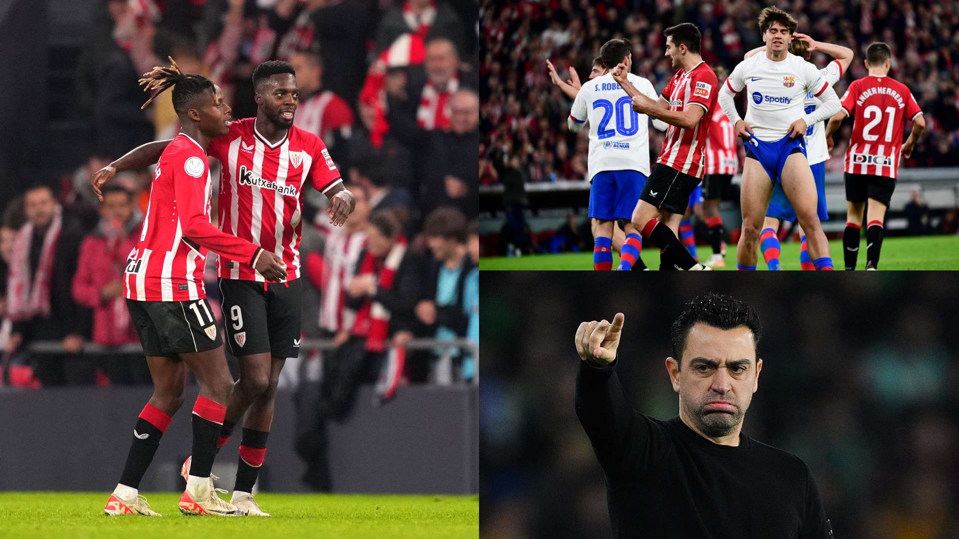 Inaki Williams Nico Williams Xavi Athletic Bilbao Barcelona 2024