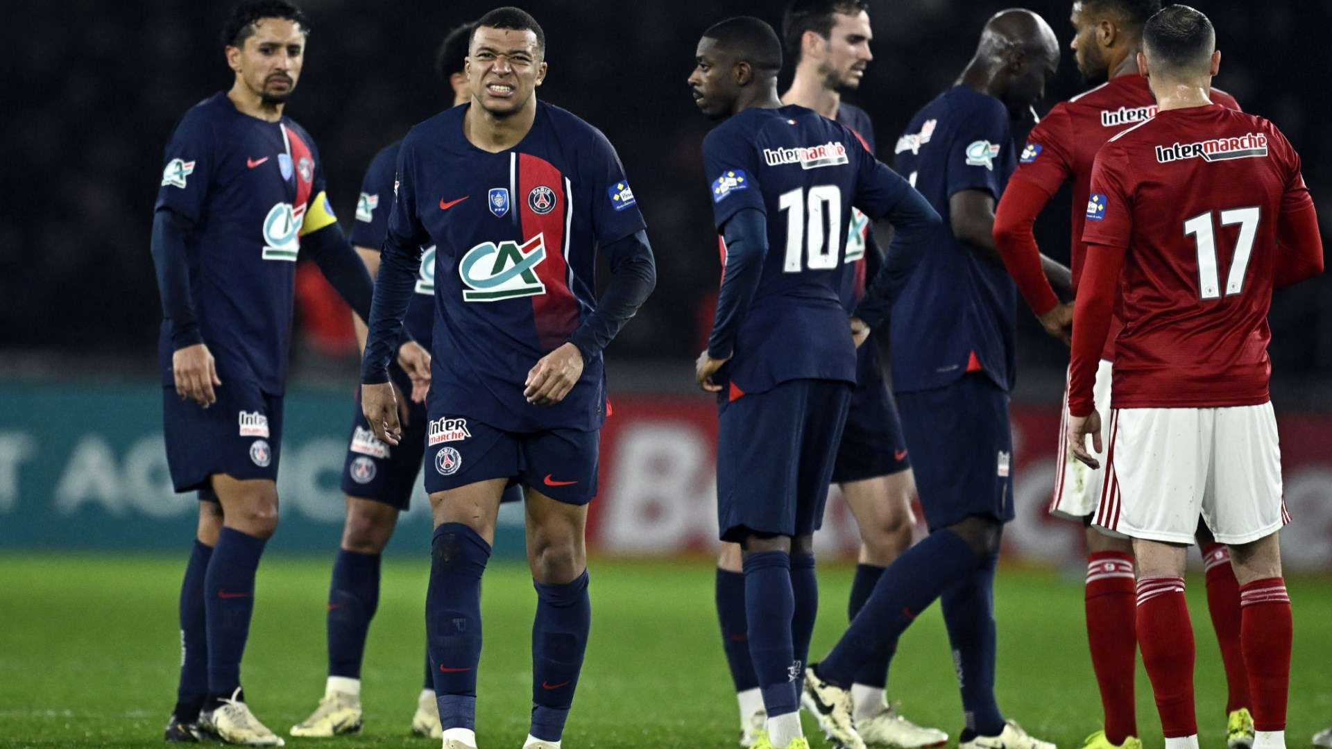 Kylian Mbappe PSG brest 2024