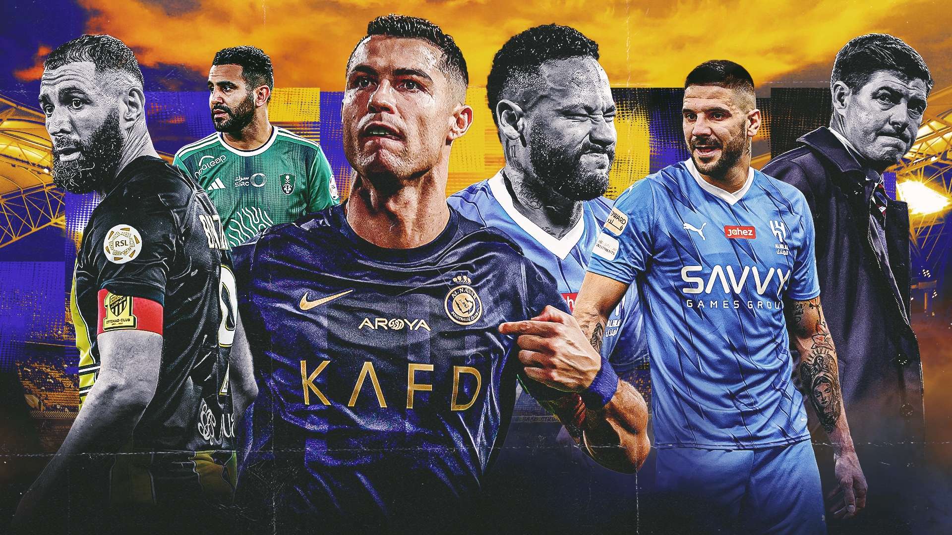 Saudi Pro League winners & losers GFX