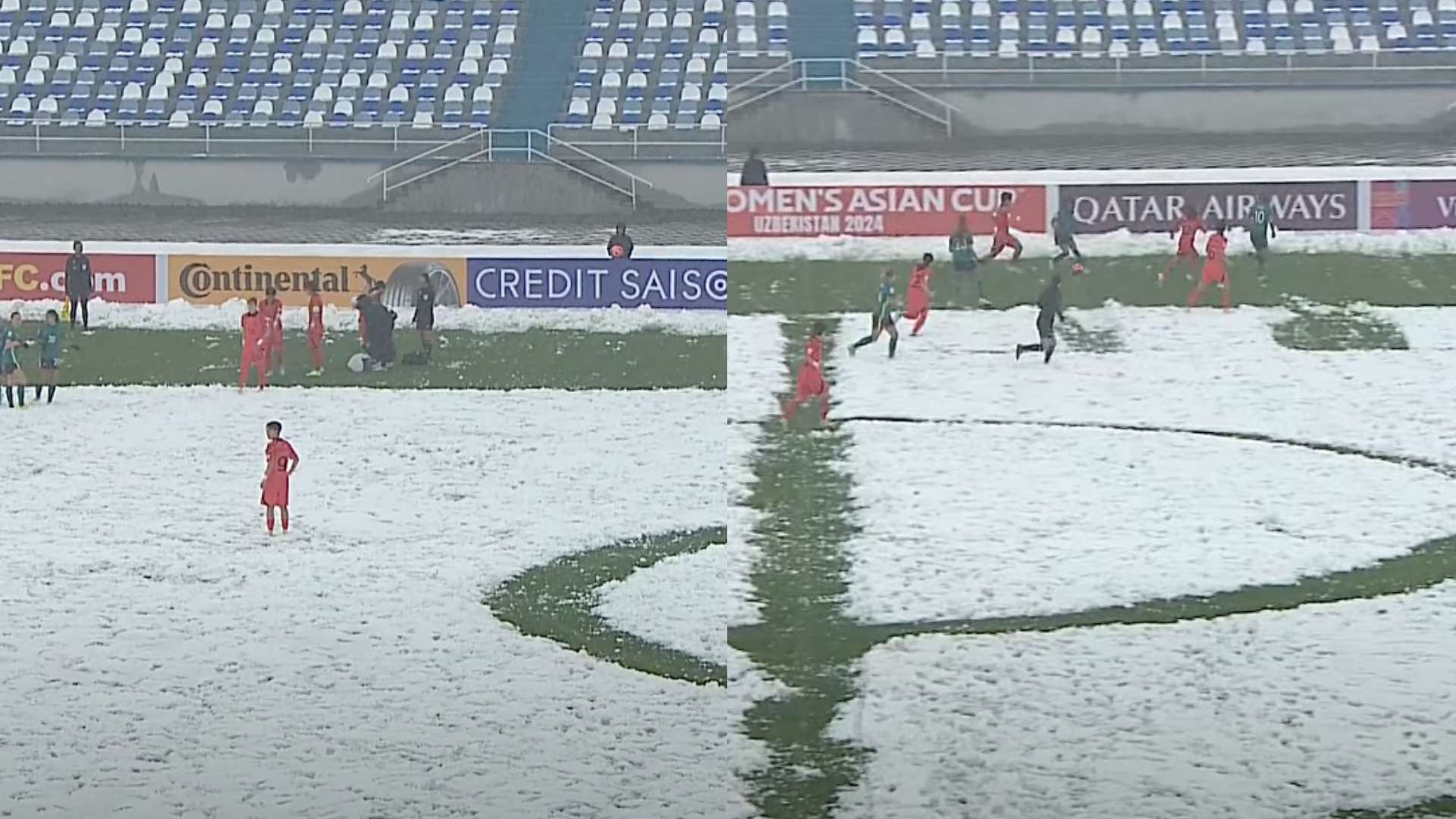 Australia Korea snow split