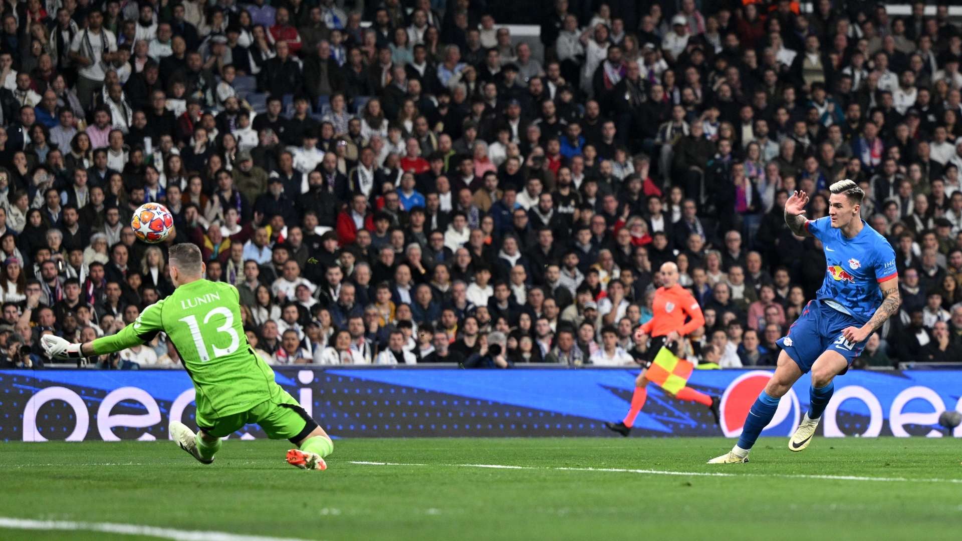 Lunin Real Madrid RB Leipzig