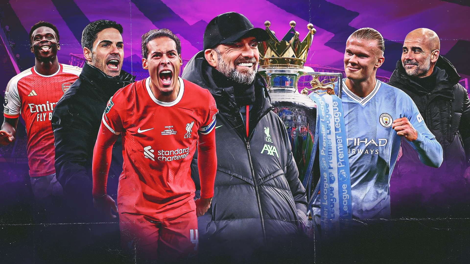 Premier League title race GFX