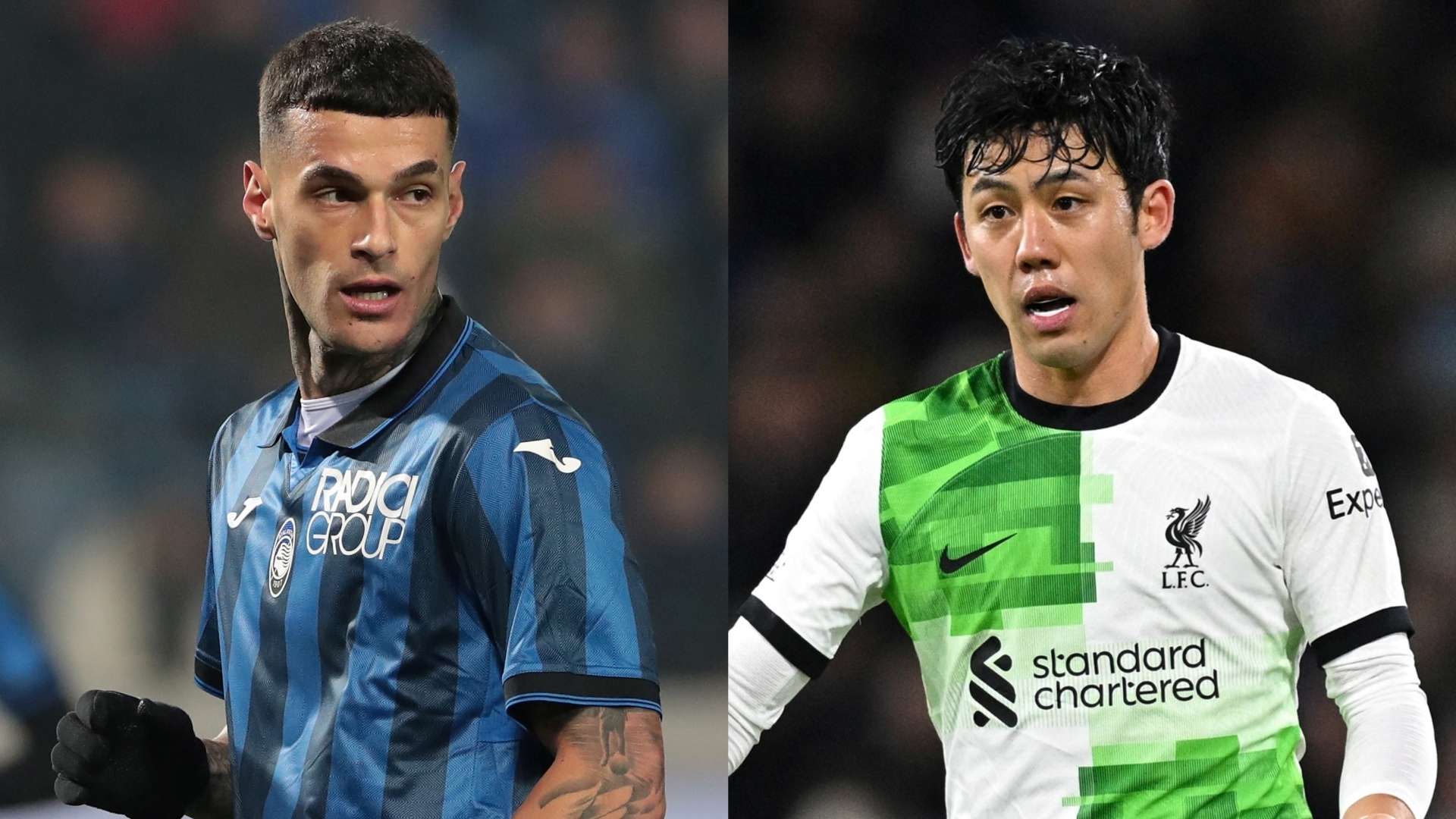 Gianluca Scamacca Atalanta Wataru Endo Liverpool