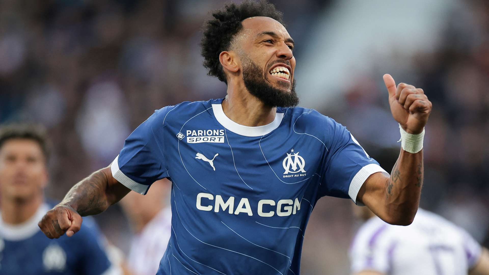 Pierre-Emerick Aubameyang Toulouse Marseille Ligue 1 21042024