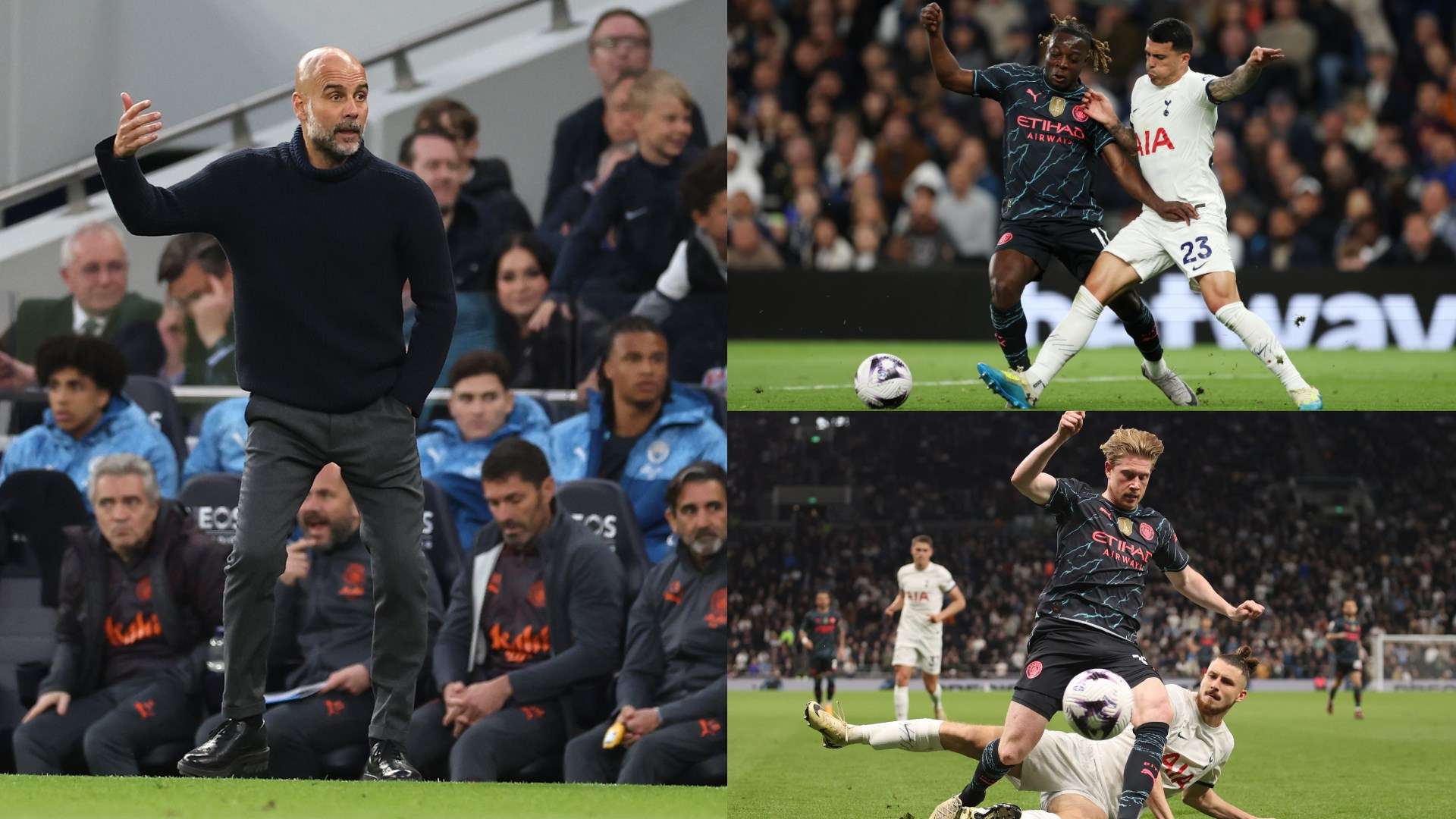 Pep Guardiola Man City Tottenham 2024