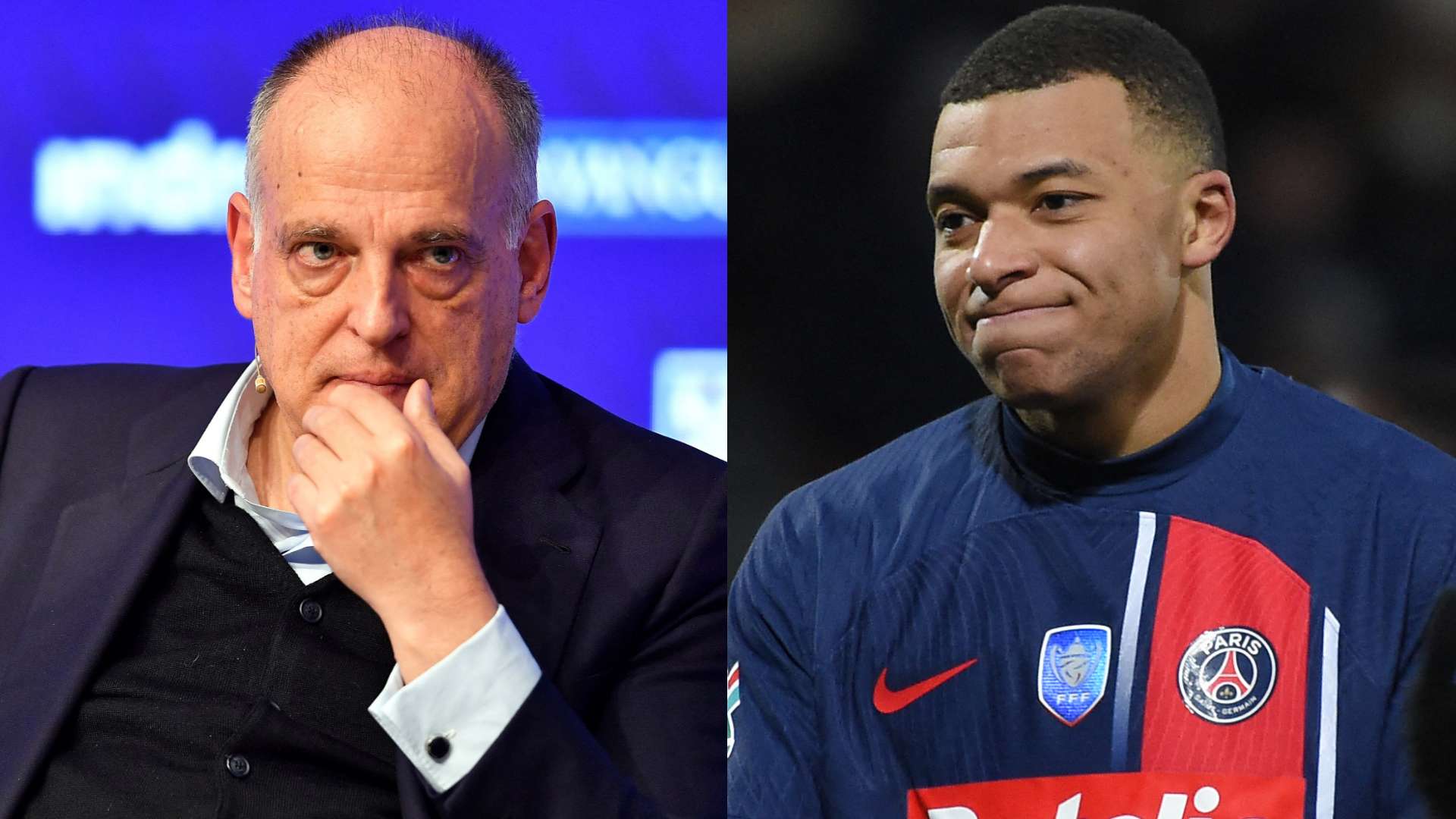 Tebas Mbappe split