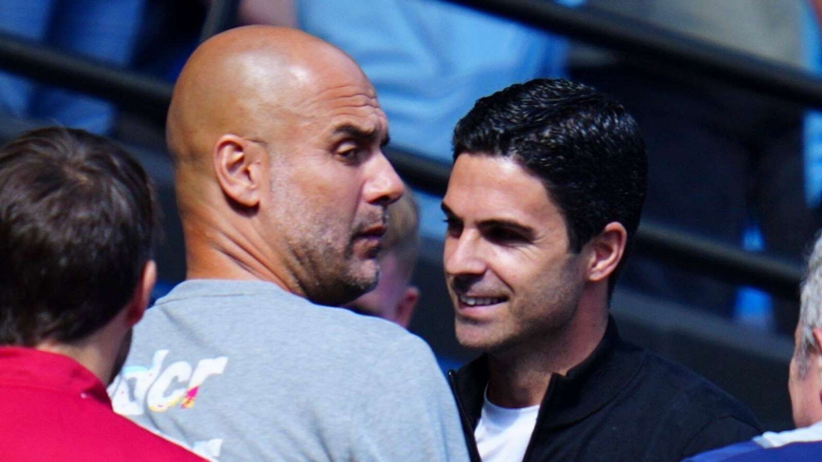 ONLY GERMANY Mikel Arteta Pep Guardiola Arsenal Manchester City