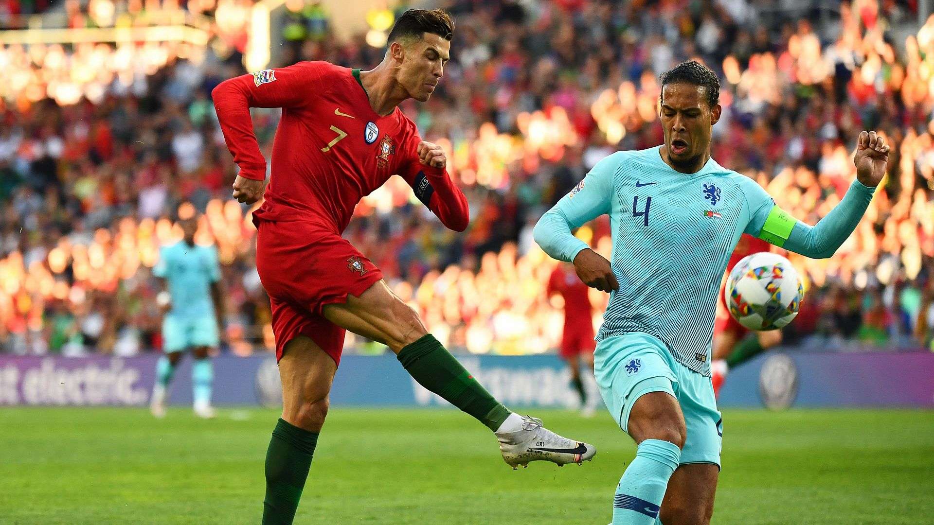 Cristiano Ronaldo Van Dijk Portekiz Hollanda