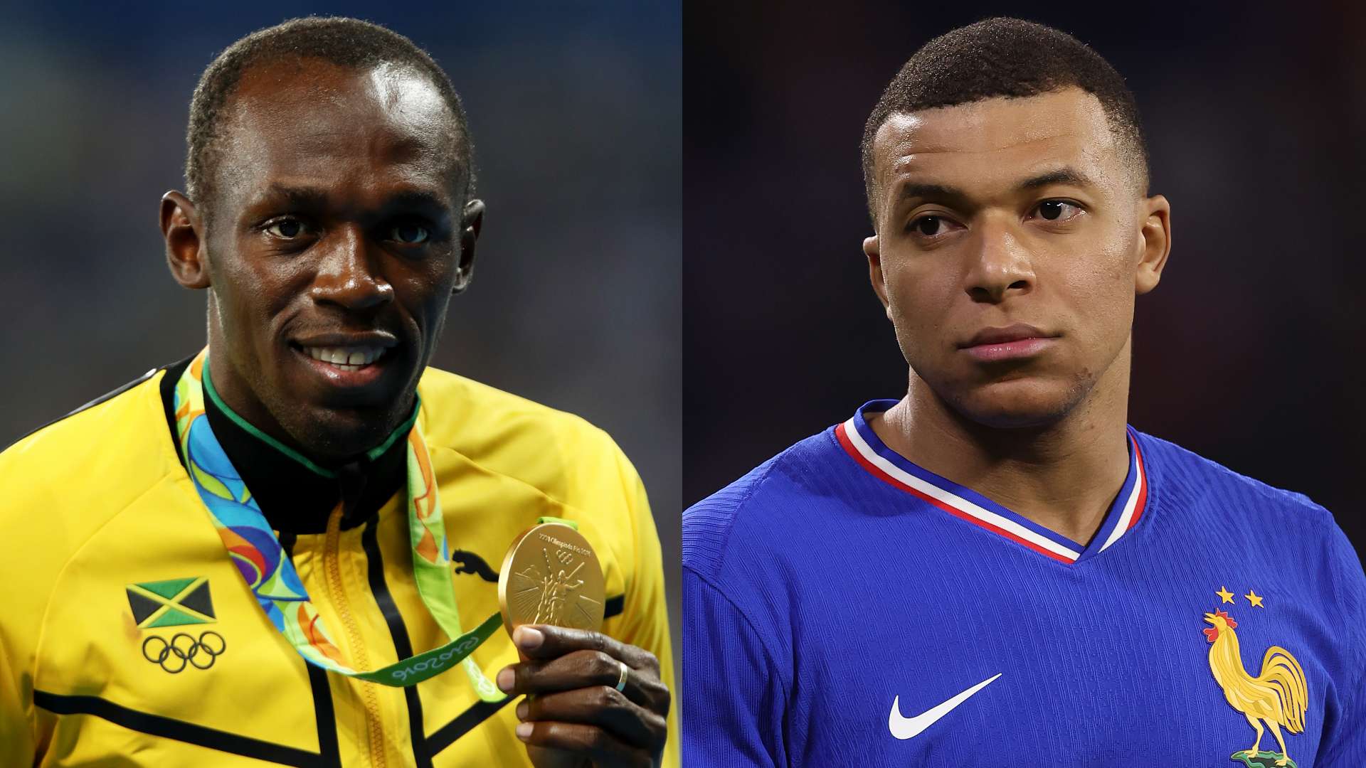 Usain Bolt Kylian Mbappe