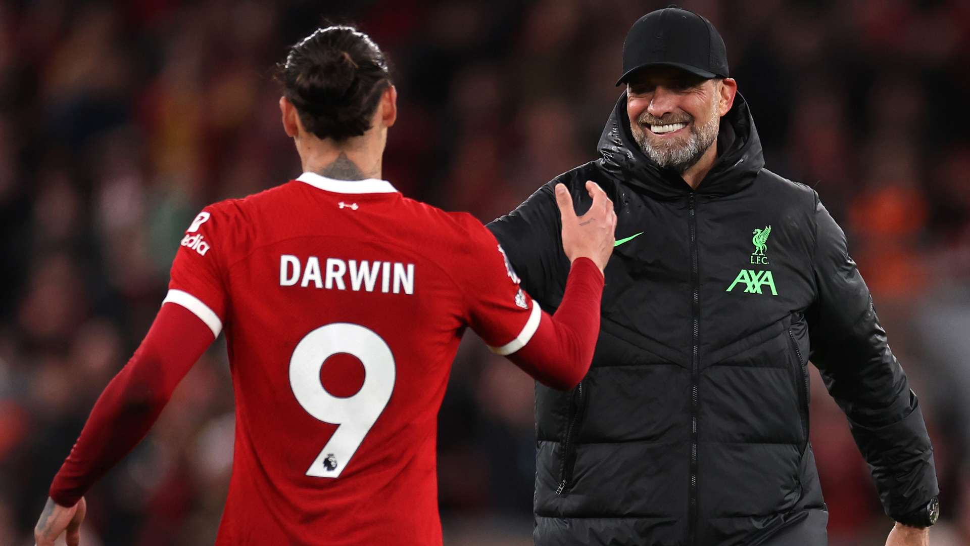 Darwin Nunez Jurgen Klopp Liverpool 2023-24