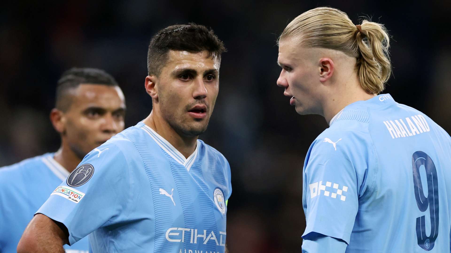 Rodri Erling Haaland Manchester City 2023-24