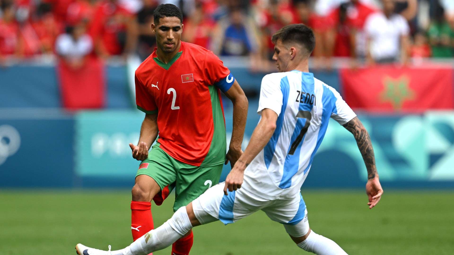 Achraf Hakimi Morocco Argentina Olympic 2024