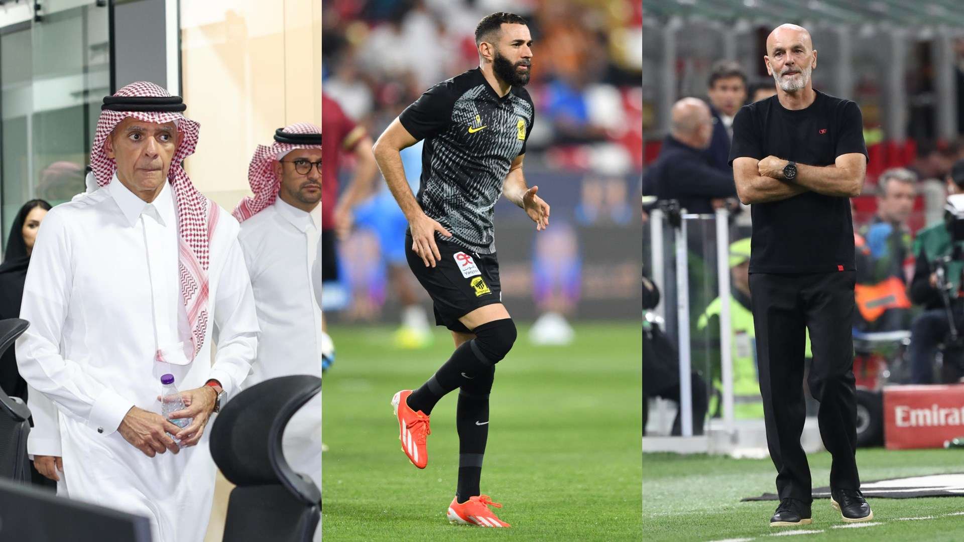 Stefano Pioli Karim Benzema Loay Nazer Ittihad