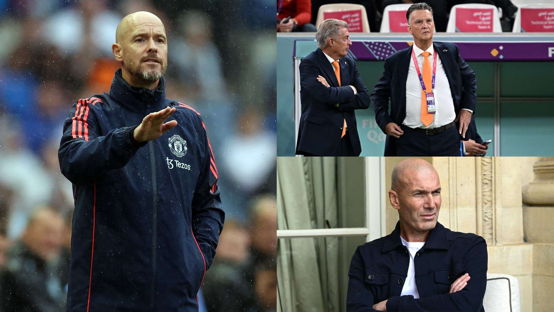 Louis van Gaal Ten Hag Zidane