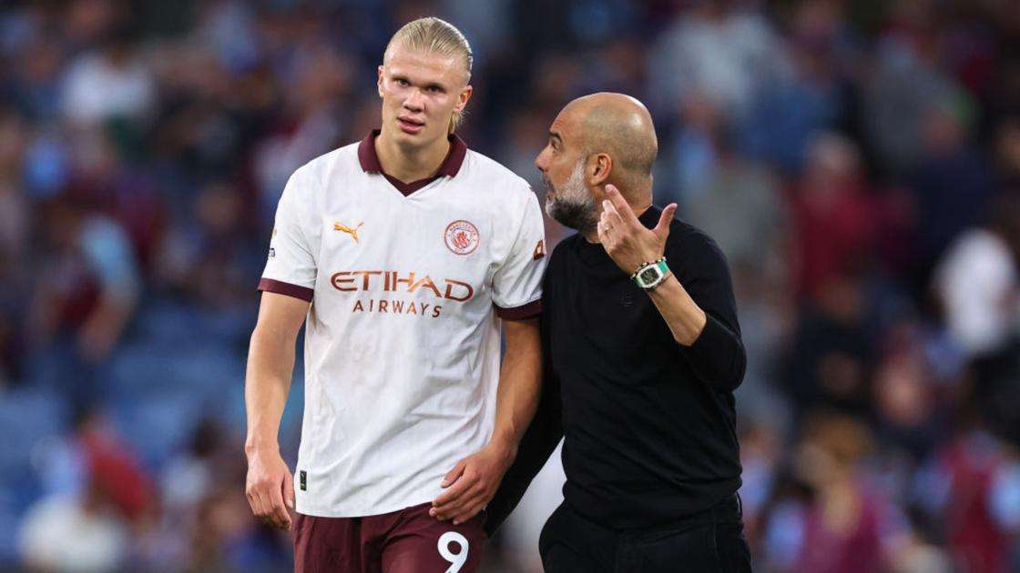 Erling Haaland Pep Guardiola