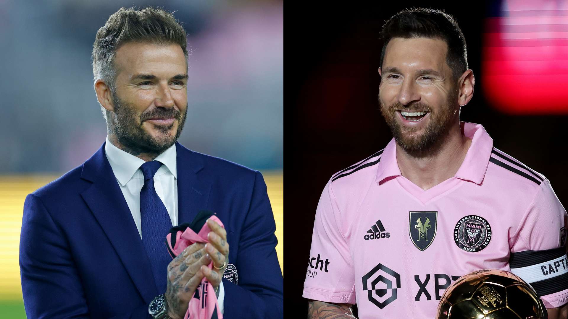 David Beckham Lionel Messi