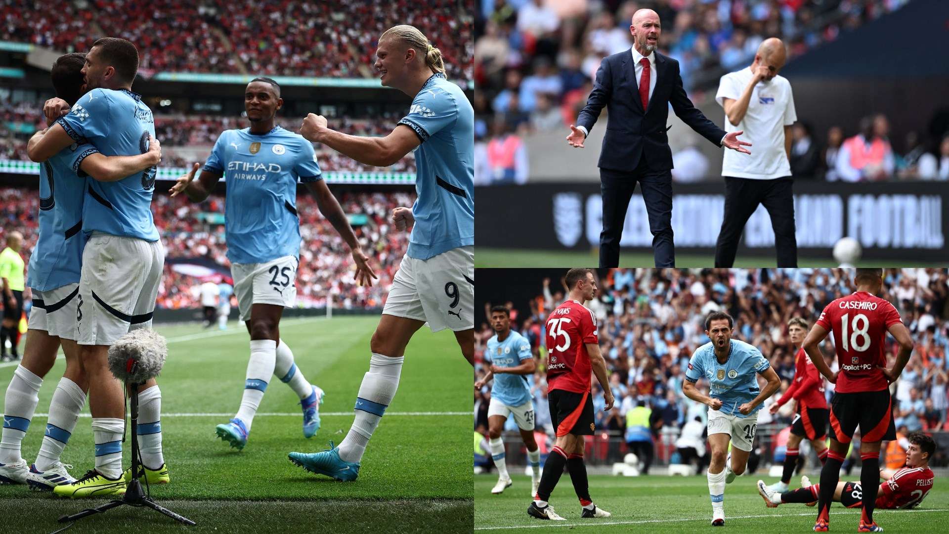 Manchester City v Manchester United FA Community Shield 2024-2025