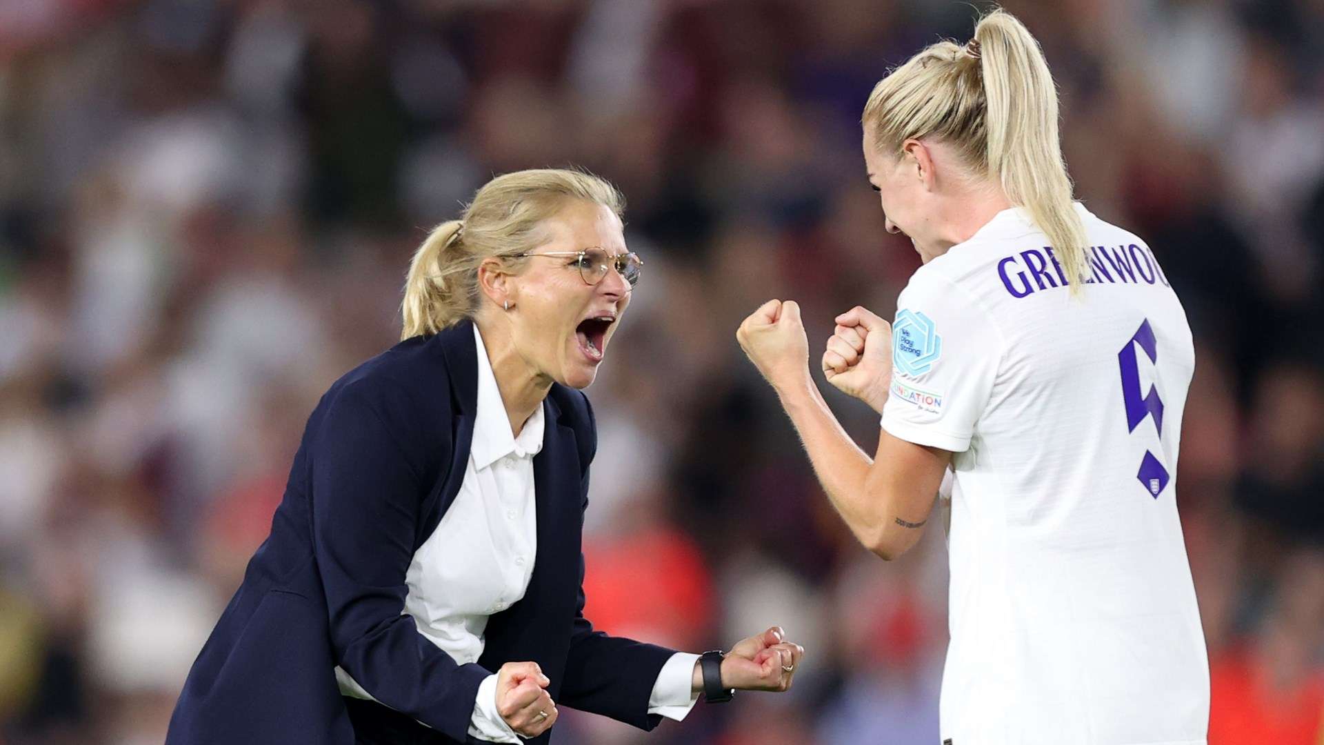 Sarina Wiegman Alex Greenwood England Women 2022