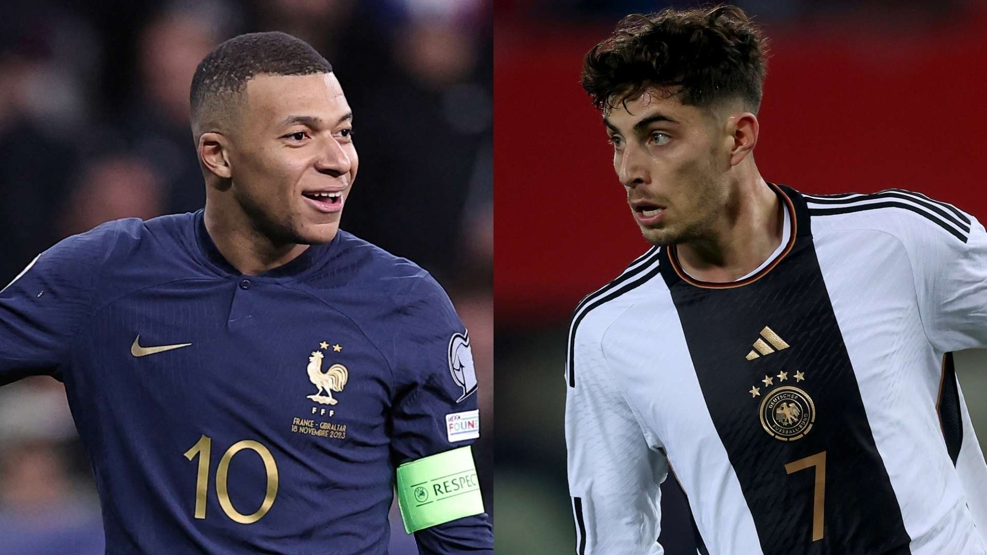 Kylian Mbappe France Kai Havertz Germany