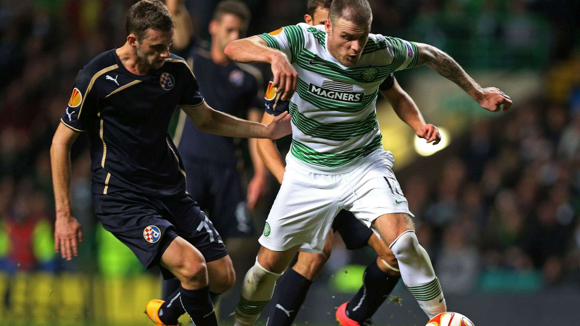 anthony stokes marcelo brozovic - celtic dinamo - europa league - 02102014