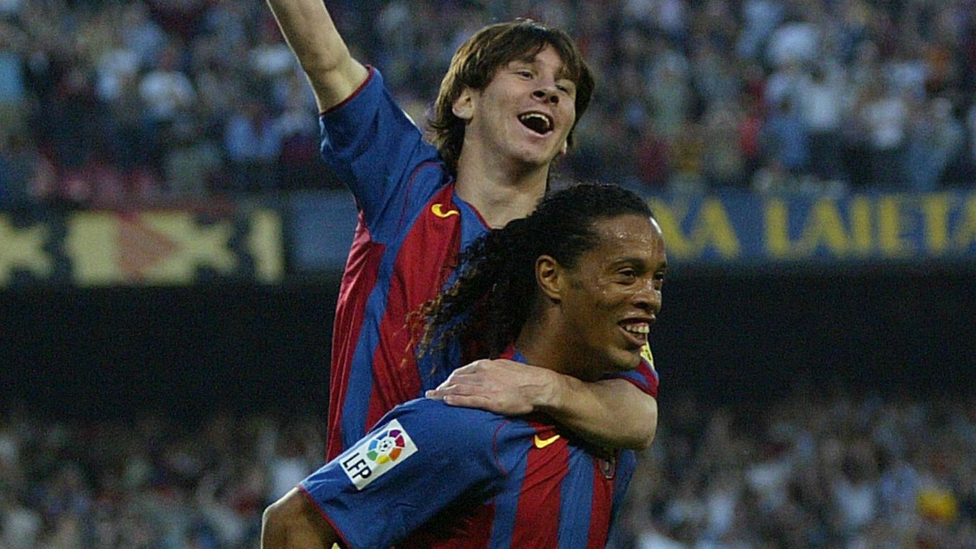 Messi Ronaldinho Barcelona