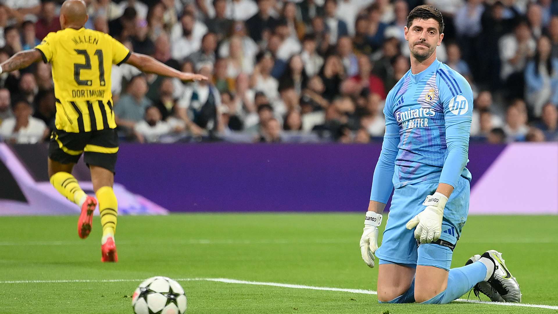 Courtois Real Madrid Borussia Dortmund