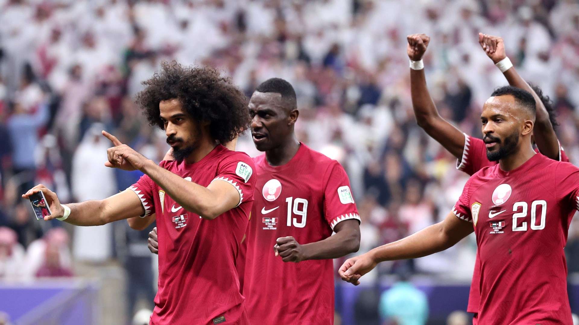 akram afif - qatar jordan afc cup final