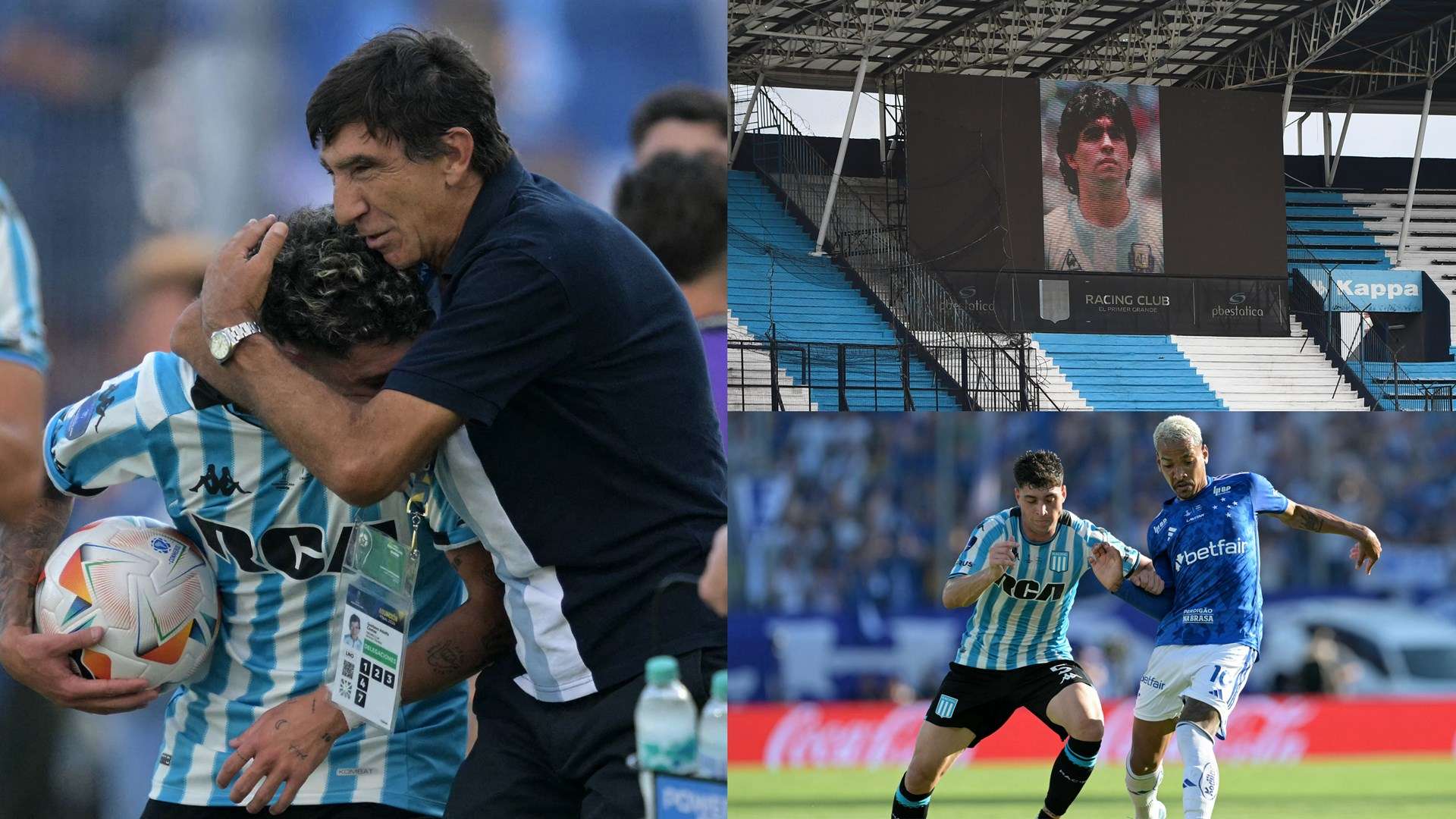 Racing v Cruzero Copa Sudamericana 2024