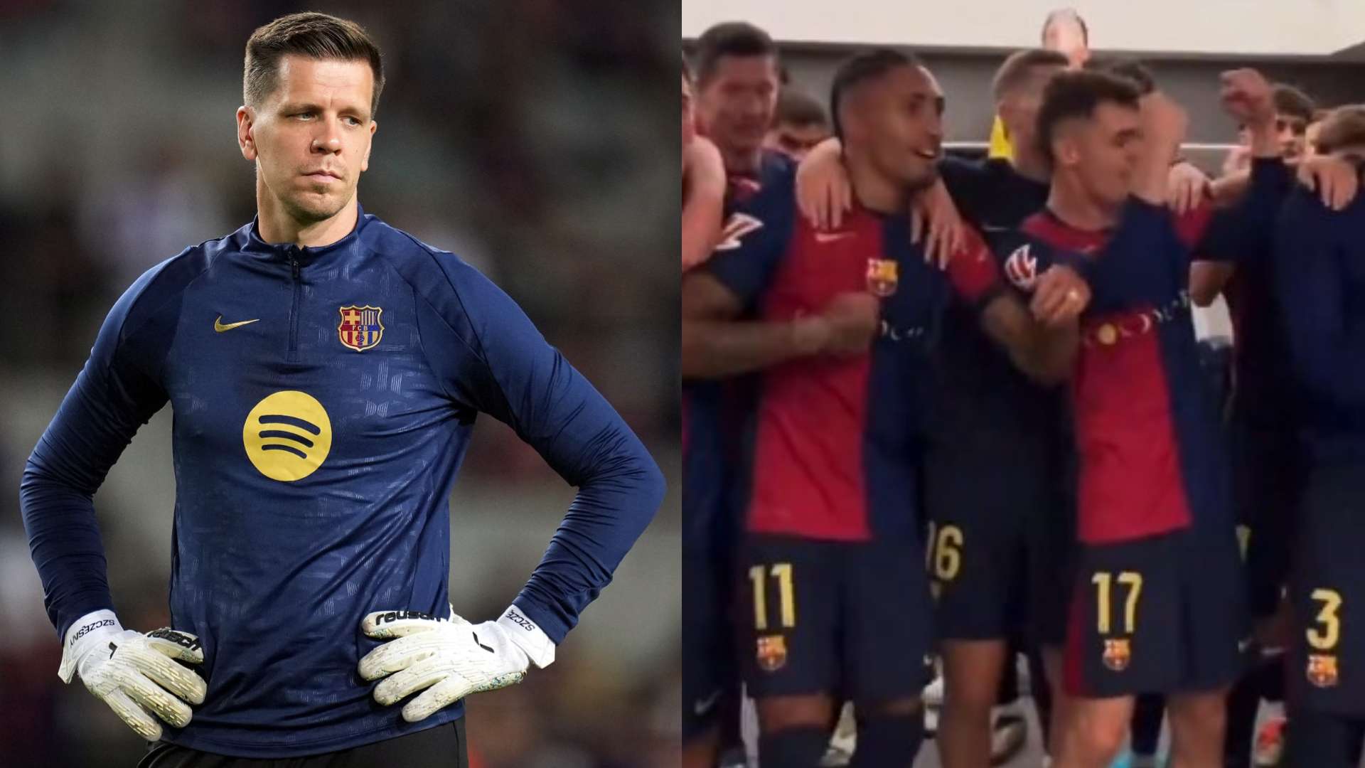 Wojciech Szczesny Barcelona smoking Clasico 2024-25