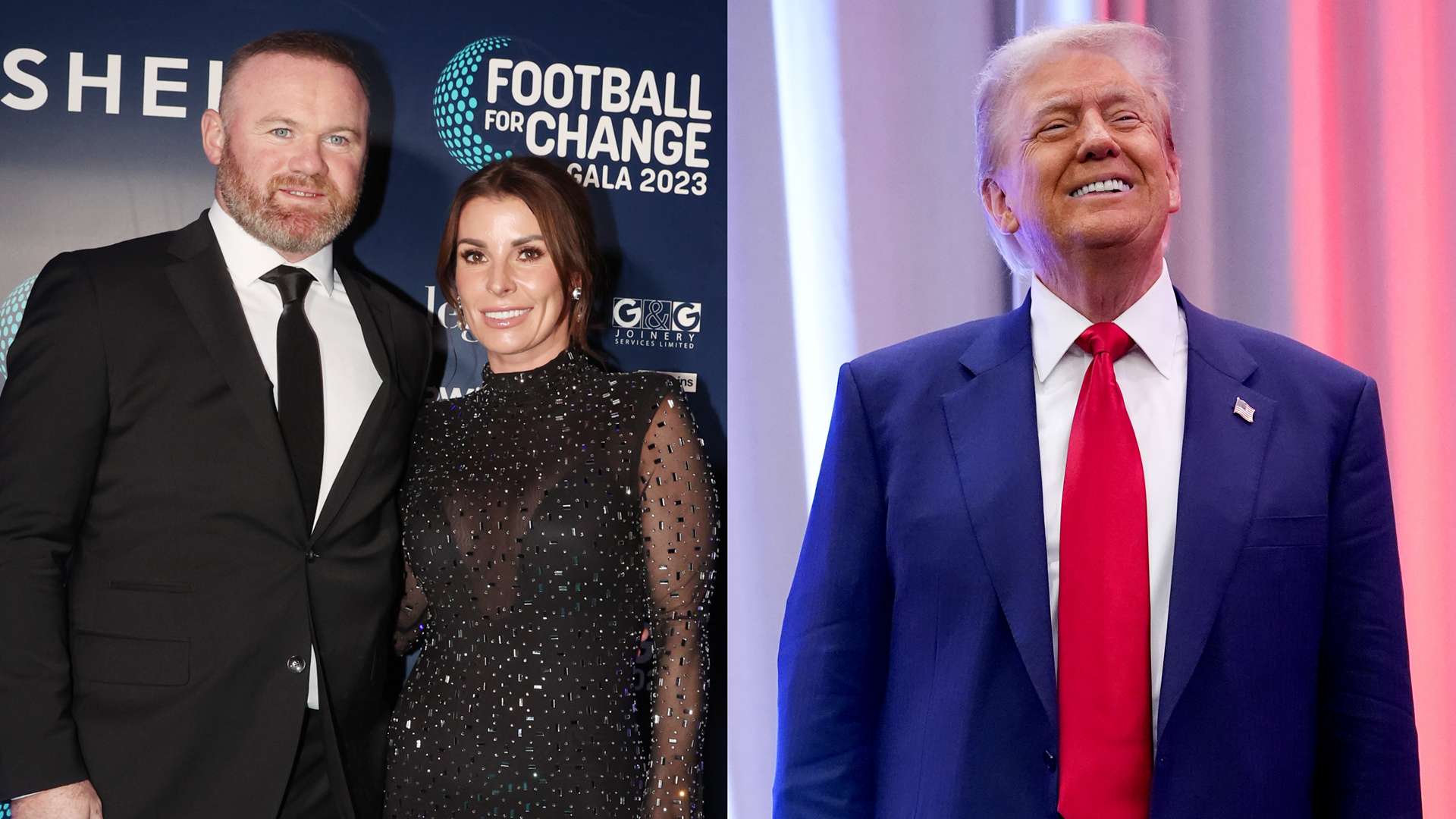 Coleen Wayne Rooney Donald Trump