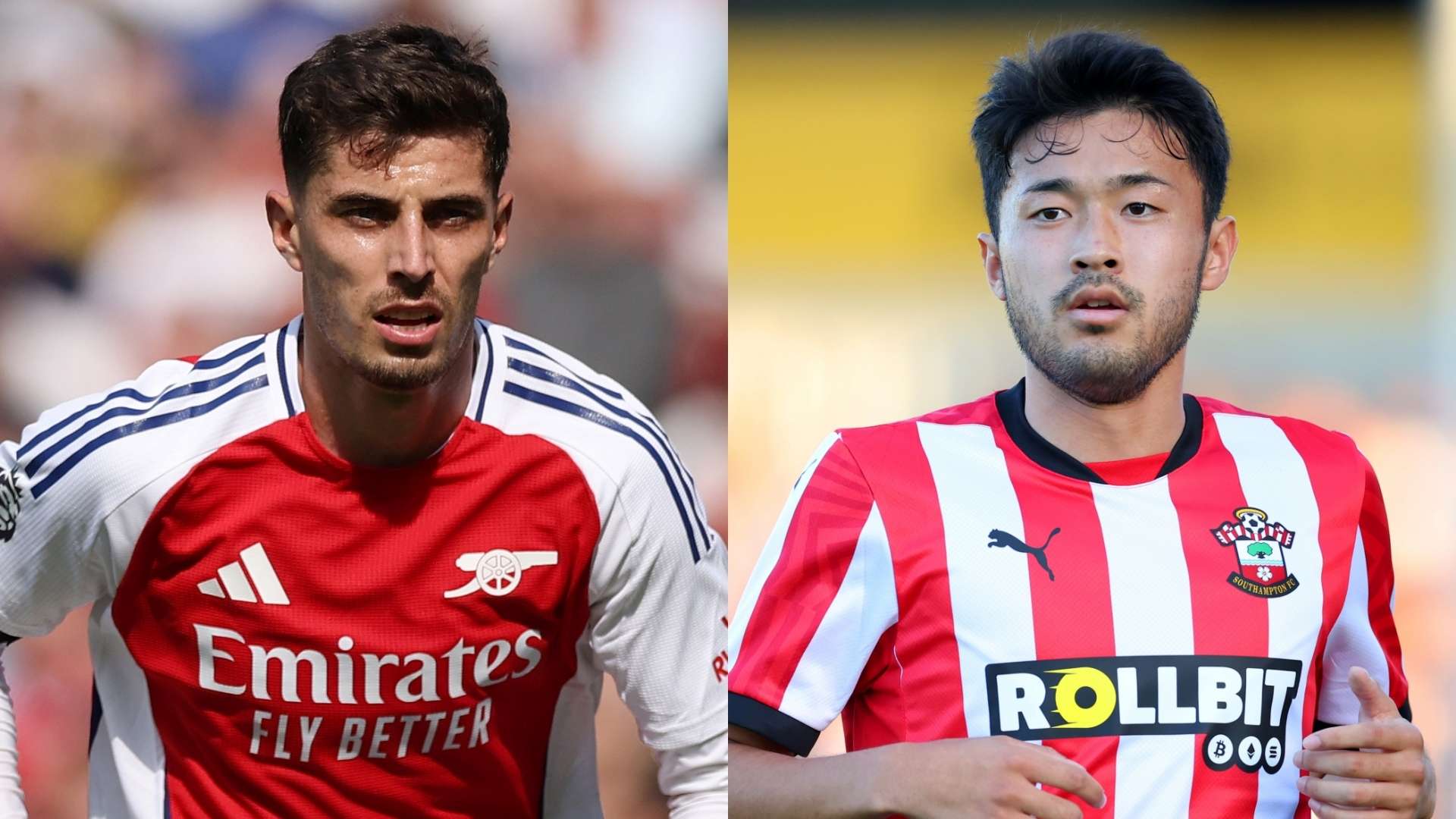 Kai Havertz Arsenal Yukinari Sugawara Southampton