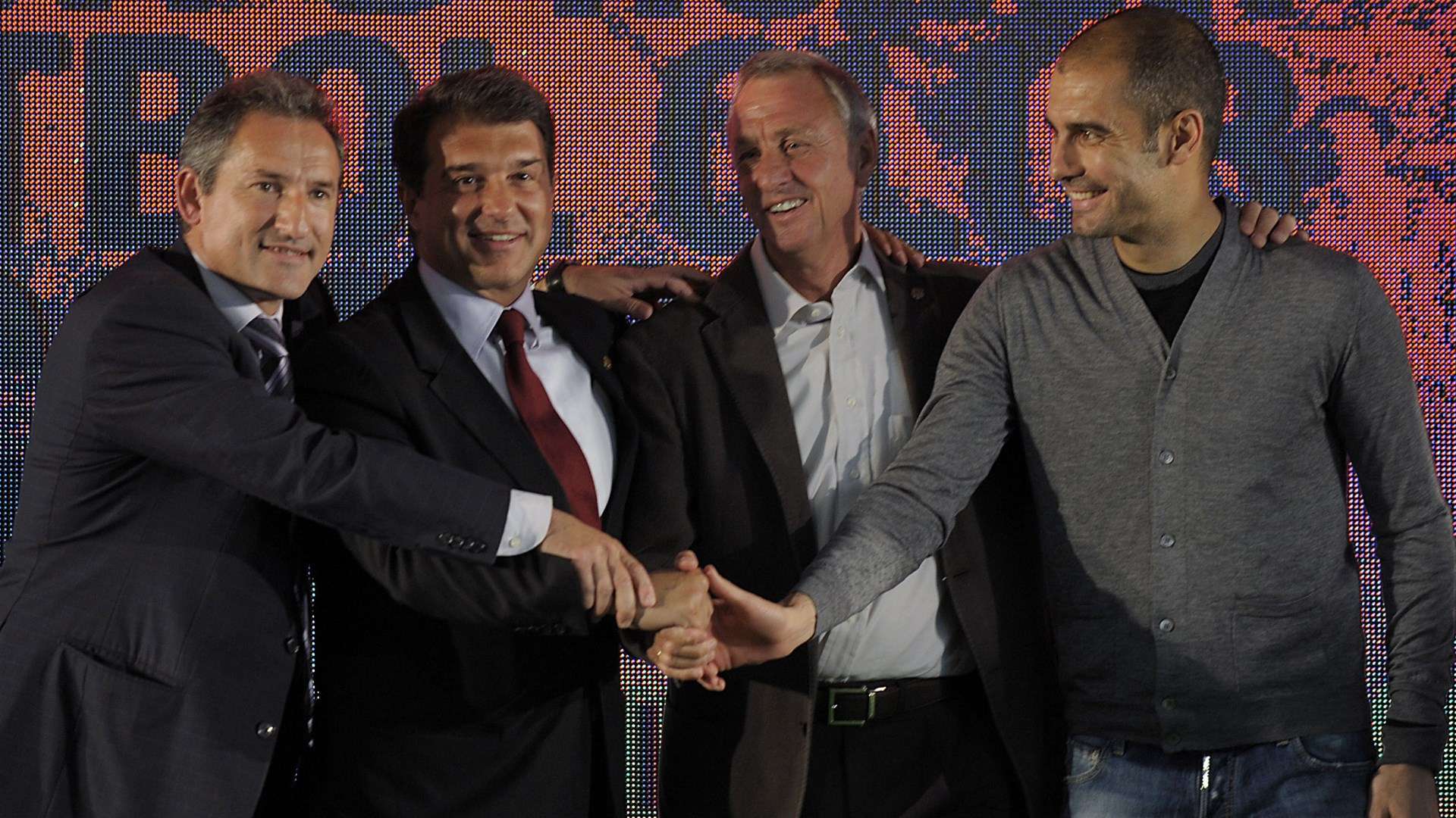 Barcelona 2008 - Pep Guardiola Johan Cruyff