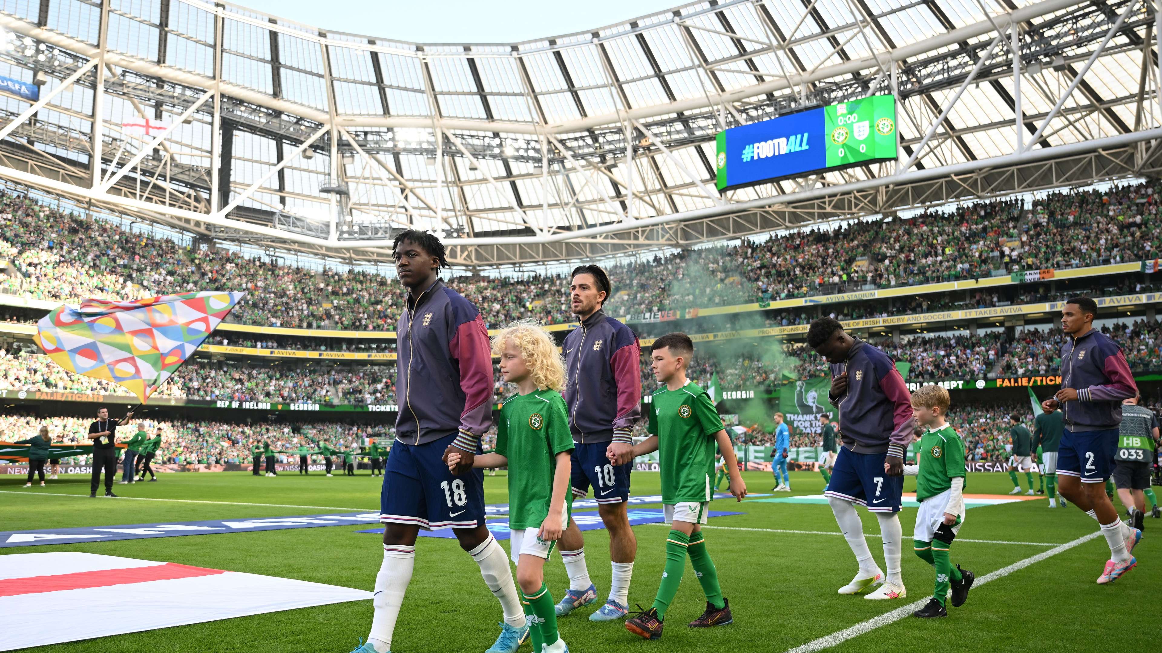 Republic of Ireland v England - UEFA Nations League 2024/25 League B Group B2