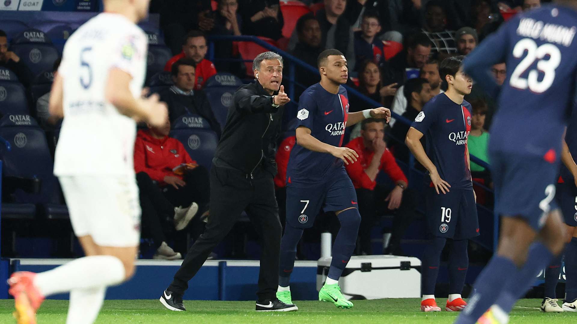 Kylian Mbappe Luis Enrique PSG