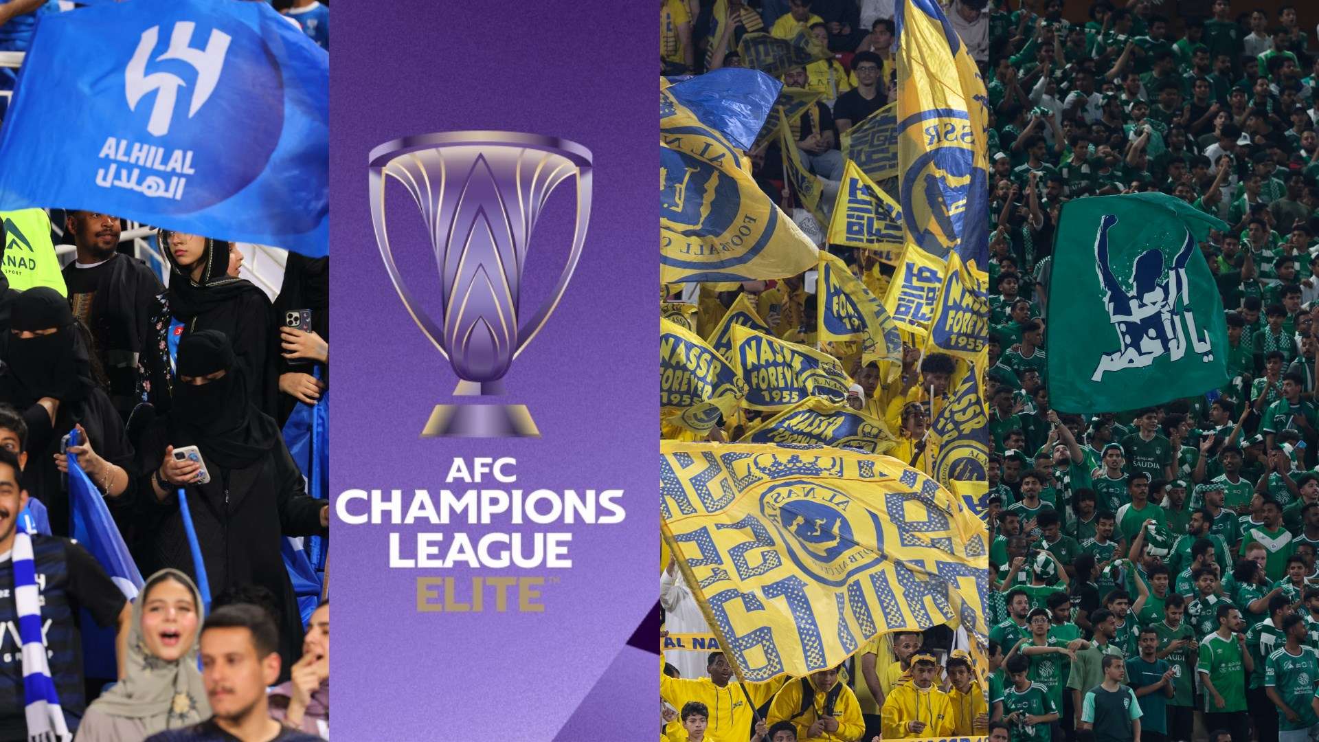 al hilal - al nassr - al ahli - afc champions league elite