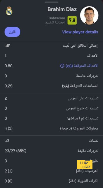 ترتيب الدوري الاسباني